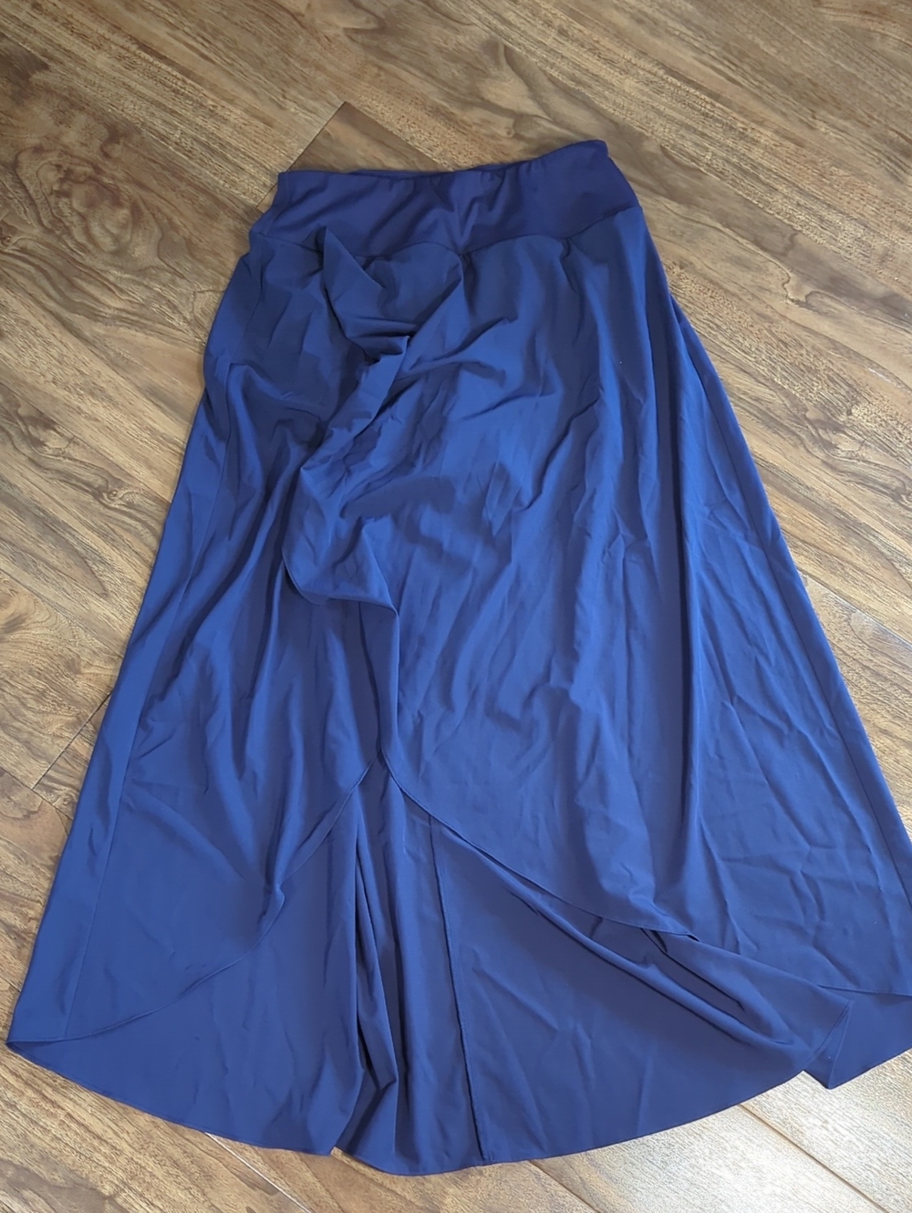 Halara Breezeful High Low Wrap Maxi Skirt Built In Shorts - Picture 3 of 9